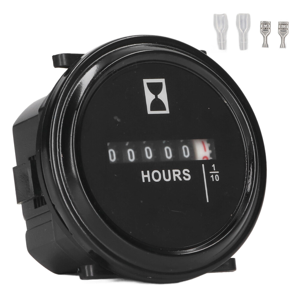 Hour Meter 99999.9 Hours AC DC Universal Hourmeter