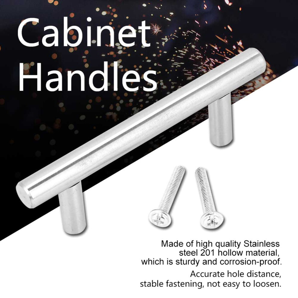 Stainless Steel T Bar Cabinet Handle 100Mm Knob For Kitchen & Furniture 7901341475768
