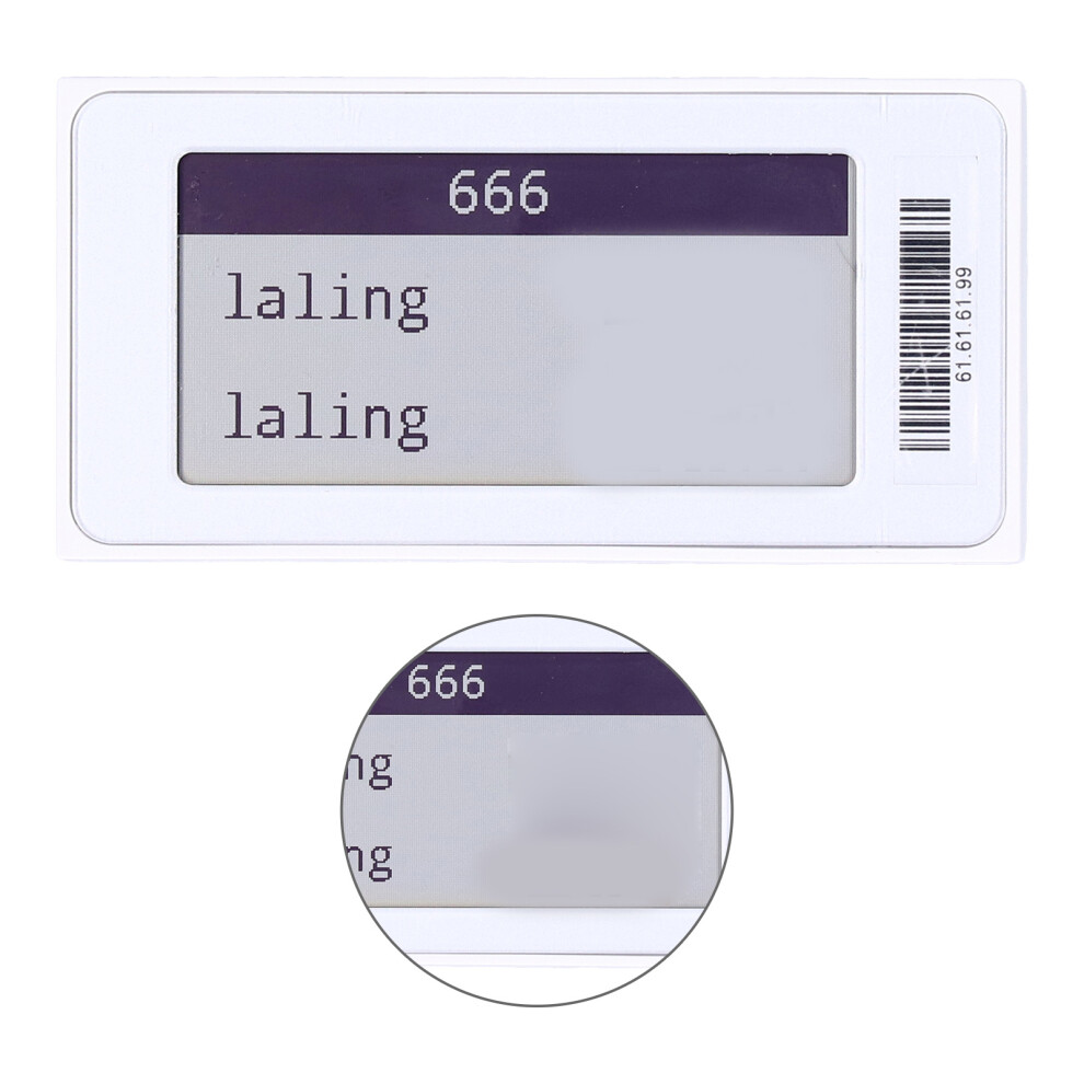 Electronic Price Tag Esl Tft Screen 2.1In Bluetooth Low Power Display 9471341475085