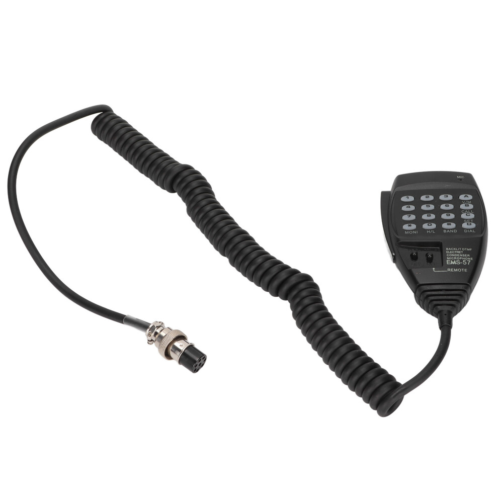 Ems57 8Pin Handheld Microphone For Dxsr8t Dxsr8e Dx70t Dx77t Black 4691341476478