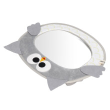 Baby Car Mirror Cartoon Baby-Sicherheitsitz Sichtspiegel Acryl Auto Baby Rückspiegel Autositz Rückansicht Spiegel Auto Dekoration Eule