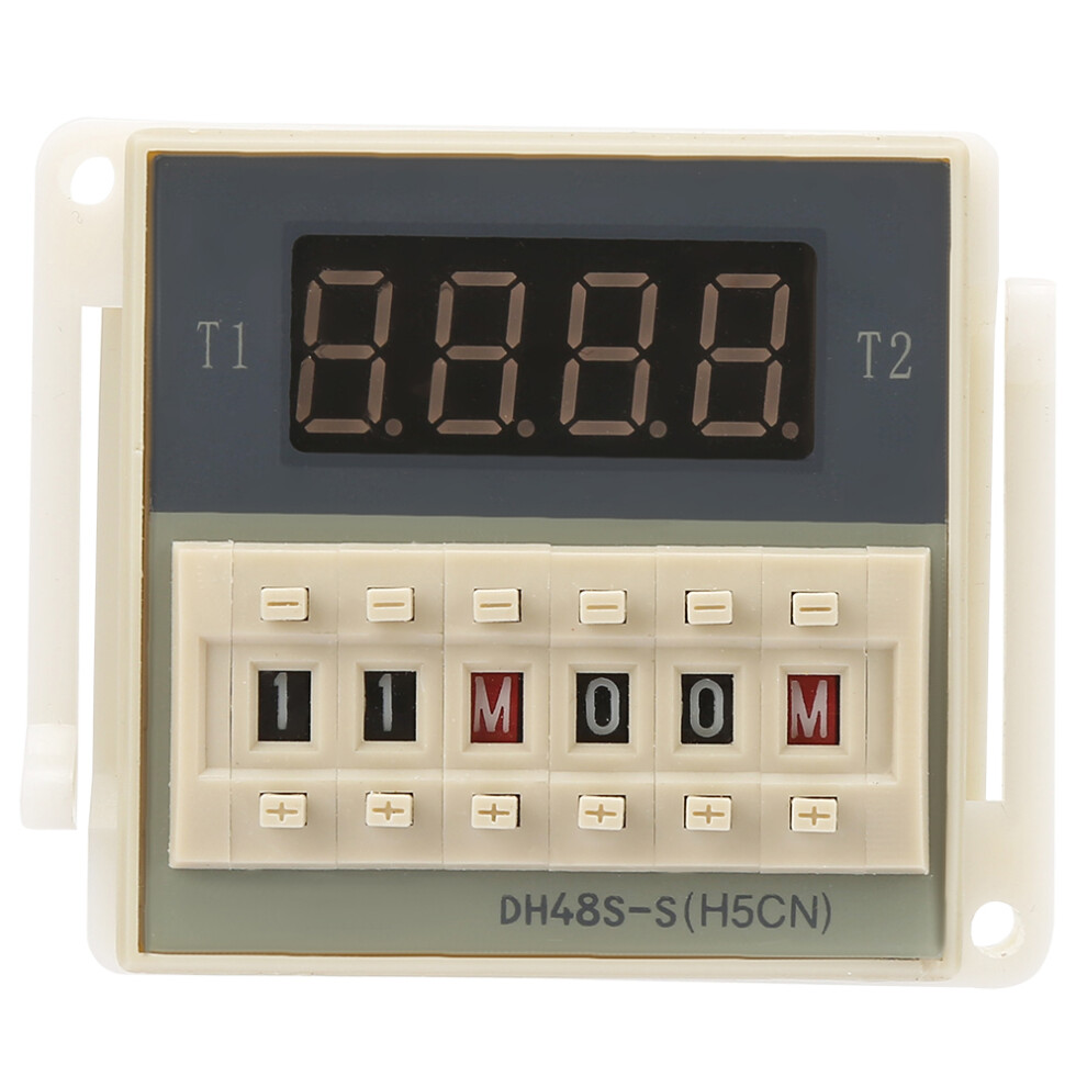 O111rom Dh48s S-2Z Digital Timer Relay 0.1S-99H 12Vac/Dc 4911341481105