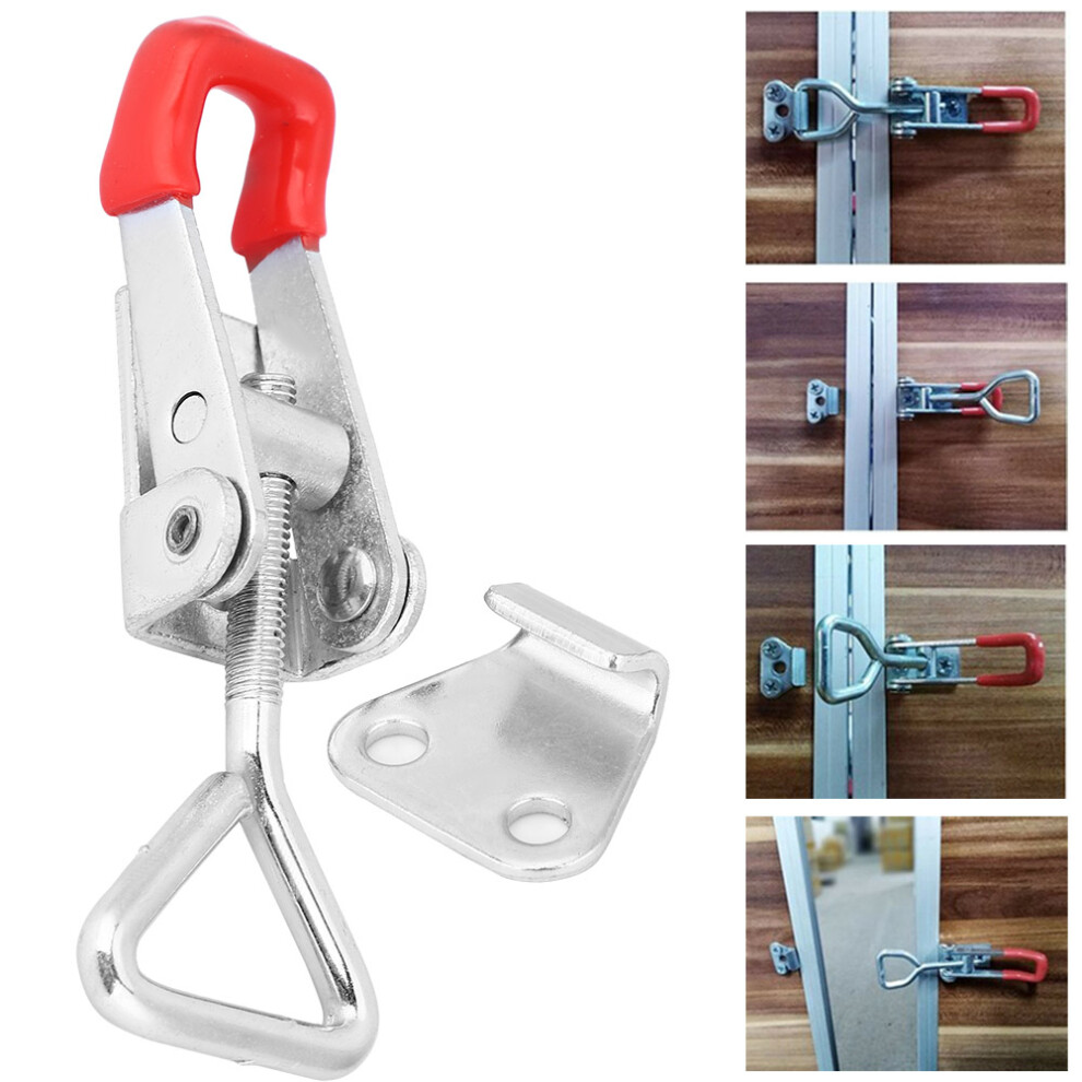 304 Stainless Steel Adjustable Hasp Tool Box Toggle Latch Catch 8781341477554