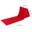 Inflatable Triangular Back Support Pillow 138x48x48cm Red Portable Folding 10