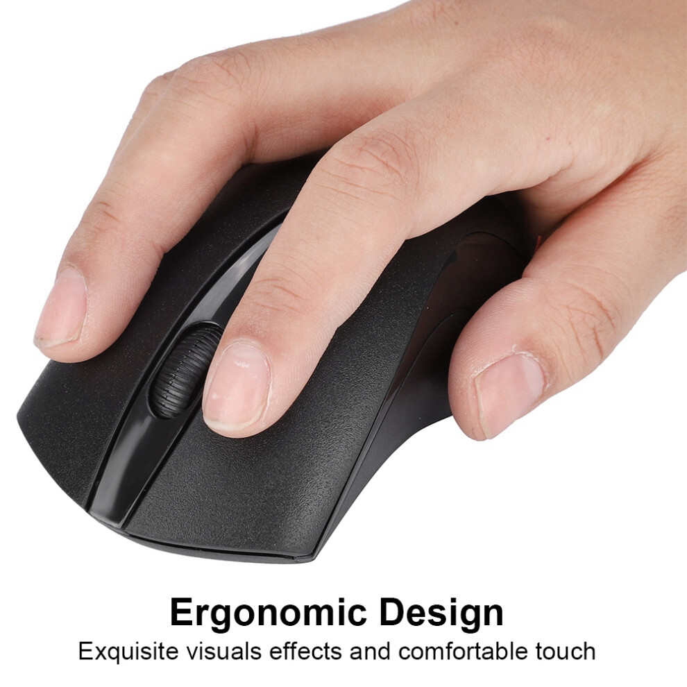 Wireless Optical Mouse For Laptop/Desktop Â Slim Ergonomic & Easy To Use 9381341482139