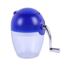 Portable Ice Cream Maker Hand Crank Compact Kitchen Tool with Easy Observation Durable Design Ideal Gift for Ice Lovers