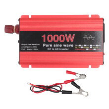 Power Inverter 1000W Pure Sine Wave DC 12V to AC