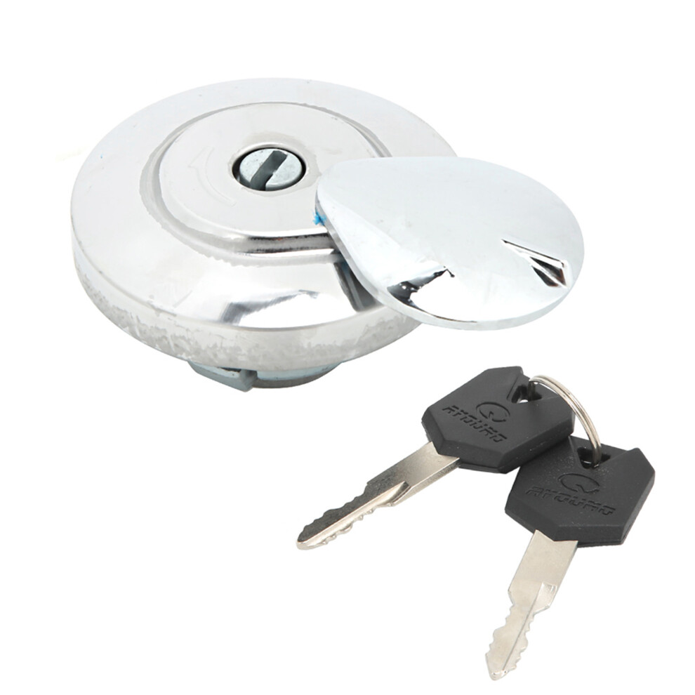 Motorcycle Iron Fuel Gas Cap Oil Tank Cover Fit 9387669403788