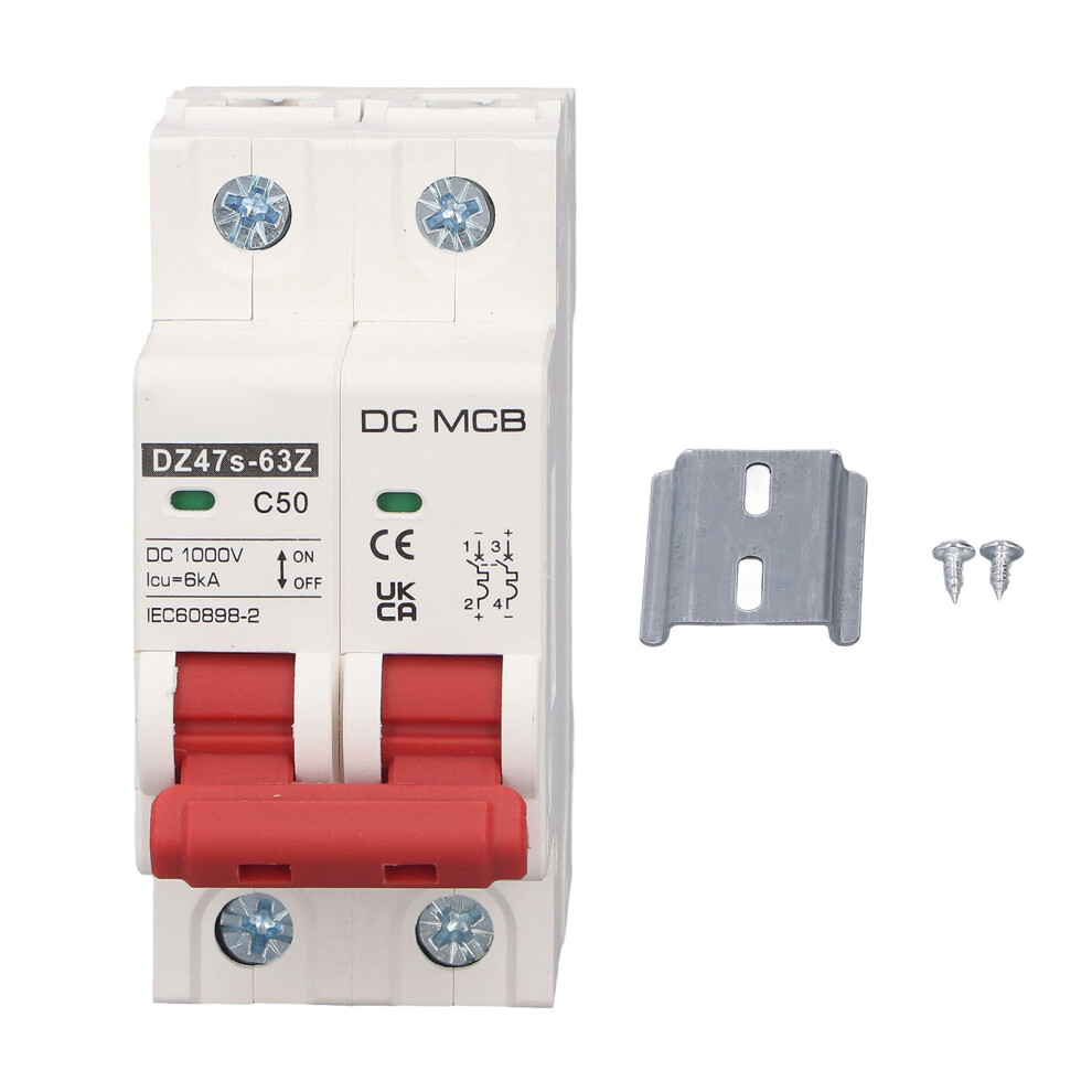SG DC Miniature Circuit Breaker 2P 50A DC1000V