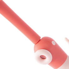 Kitchen Wall Hook with 6 Hangers, Traceless, Pink, 13x11x7cm