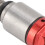 2 Stück M5x0.8 Aluminium-Gabel-Luftentlüftungsventil Rot 6