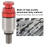 2 Stück M5x0.8 Aluminium-Gabel-Luftentlüftungsventil Rot 9