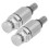 2 Stück M5x0.8 Aluminium-Gabel-Entlüftungsventil - Silber 9