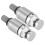 2 Stück M5x0.8 Aluminium-Gabel-Entlüftungsventil - Silber 14