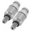 2 Stück M5x0.8 Aluminium-Gabel-Entlüftungsventil - Silber 12