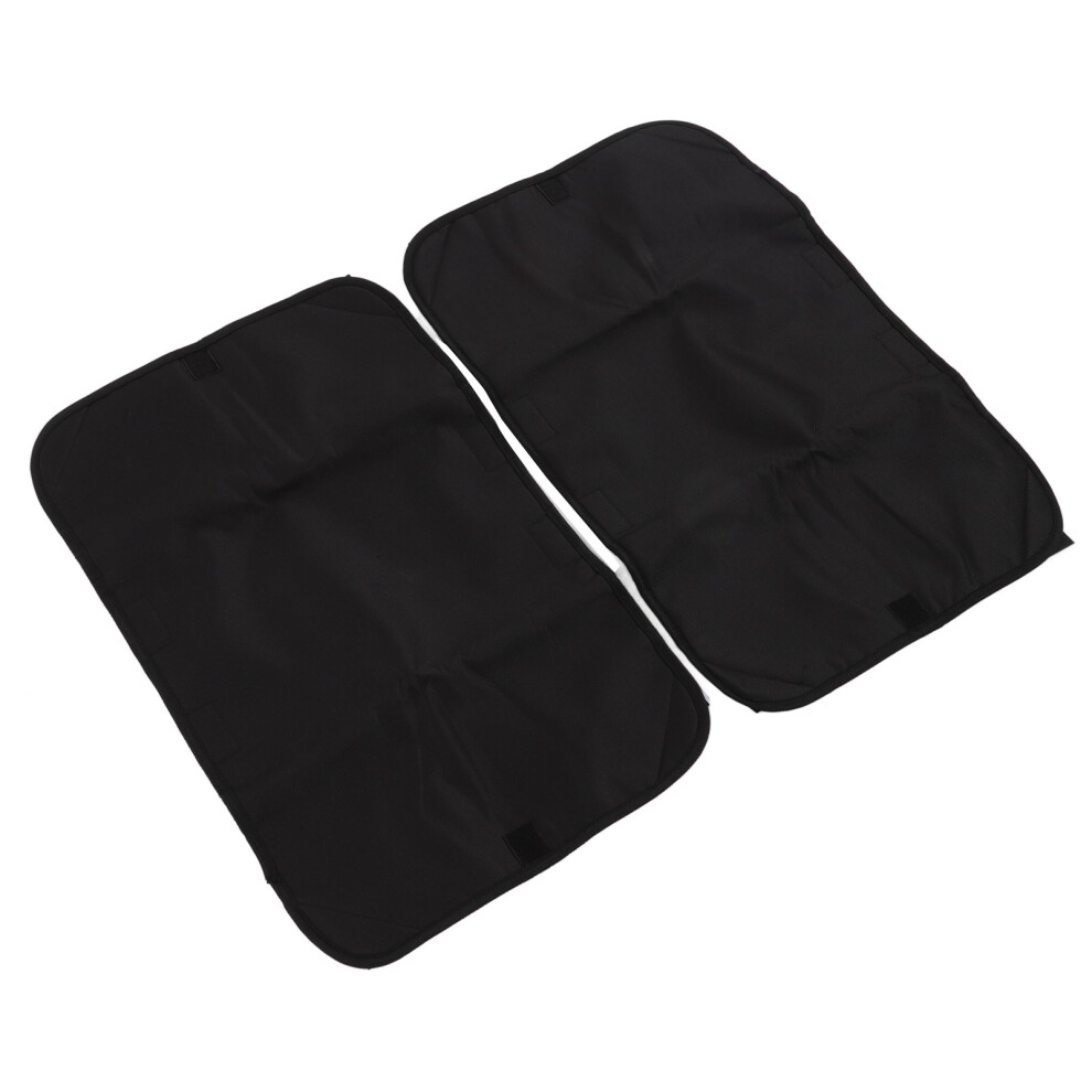 2pcs RV Door Window Shade UV Block Double Layer Composite Fabric Cover