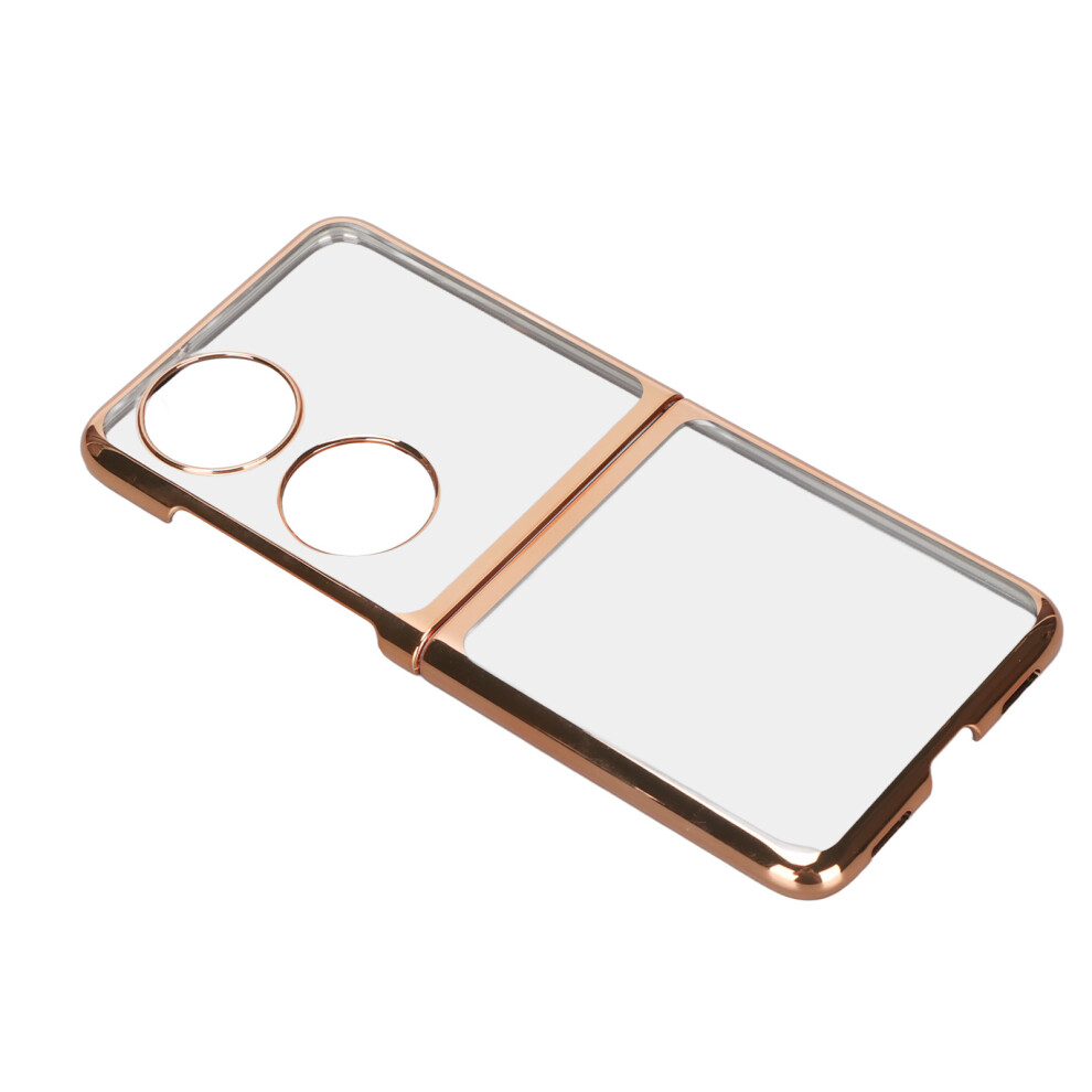 Folding Electroplated Pc Phone Cover For Huawei P50 Pocket, Gold 4371341488502