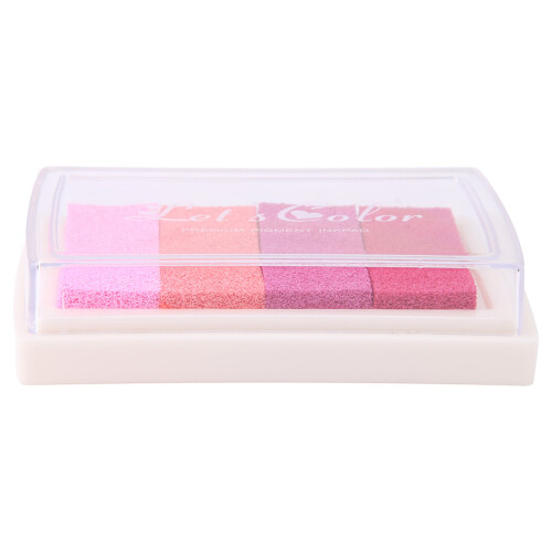 Five Gradient Colors Ink Pad for Scrapbook & DIY Cards - Safe & Durable 1