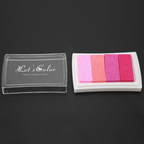 Five Gradient Colors Ink Pad for Scrapbook & DIY Cards - Safe & Durable 2
