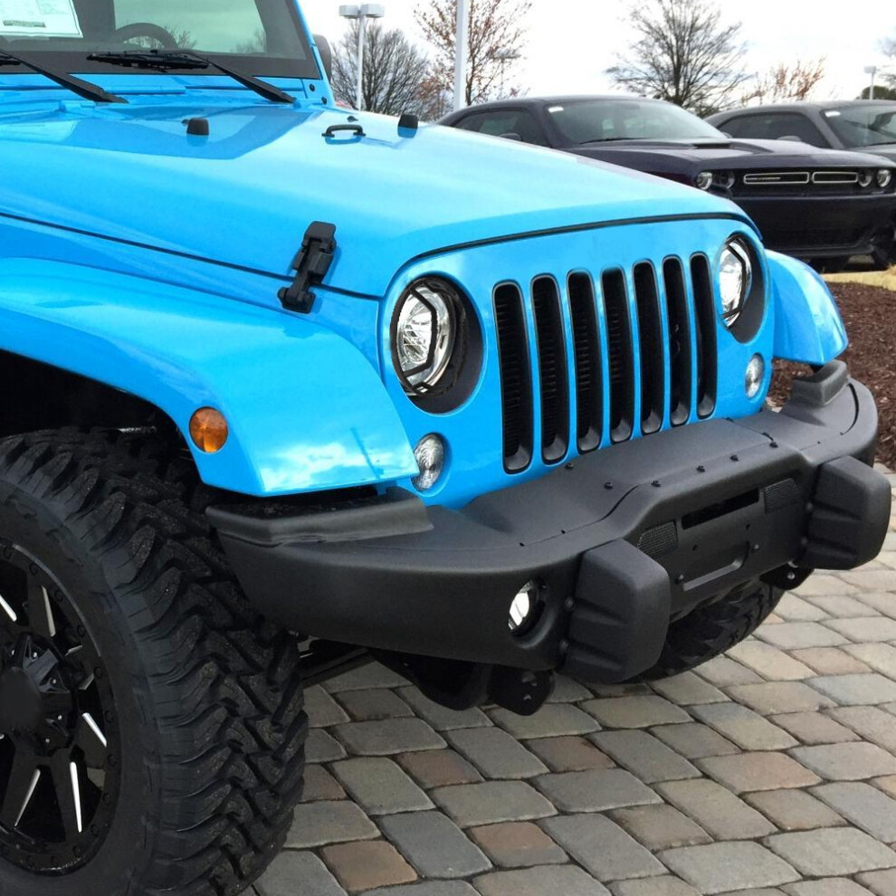 Stylish Aluminum Foglight Covers For Jeep Wrangler Jk 7651341490475