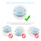Microwave Corn Cooker, PP, Blue, 2 Cobs, 22.4x22.3x9.8cm 10