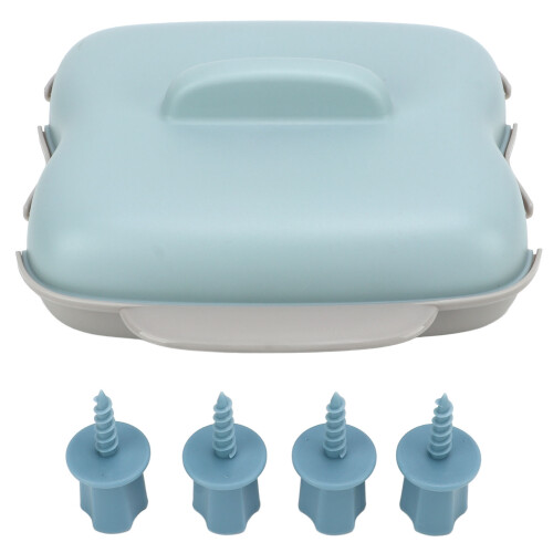 Microwave Corn Cooker, PP, Blue, 2 Cobs, 22.4x22.3x9.8cm 1