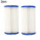 Poolfilterkartuschen, 2 Stück, für Intex Easy Set Typ A oder C, langlebiger Ersatz 2