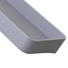 Organizador de pared con tablero perforado gris PS 160g/5.6oz