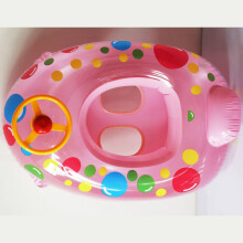 Baby Aufblasbarer Schwimmflügel Boot Kinder Sommer PVC Cartoon Süßer Pool Schwimmring Boot für Urlaub Boot-Form