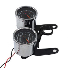 2 in 1 Motorcycle LED Backlight Odometer & Tachometer Speedometer Gauge Universal