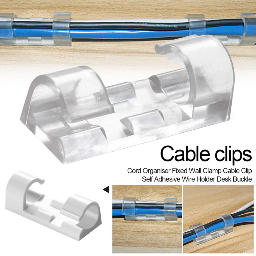 40Pcs Self Adhesive Cable Clips, Wire Organizer, Assorted Colors 9431341496220