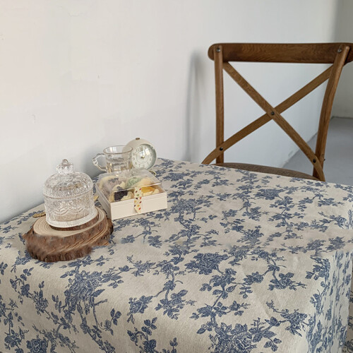 Mantel de algodón para picnic con relieve 3D 150x100cm