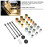 27Pcs/Set Universal Carbon Steel Rear Axle Bushing 8
