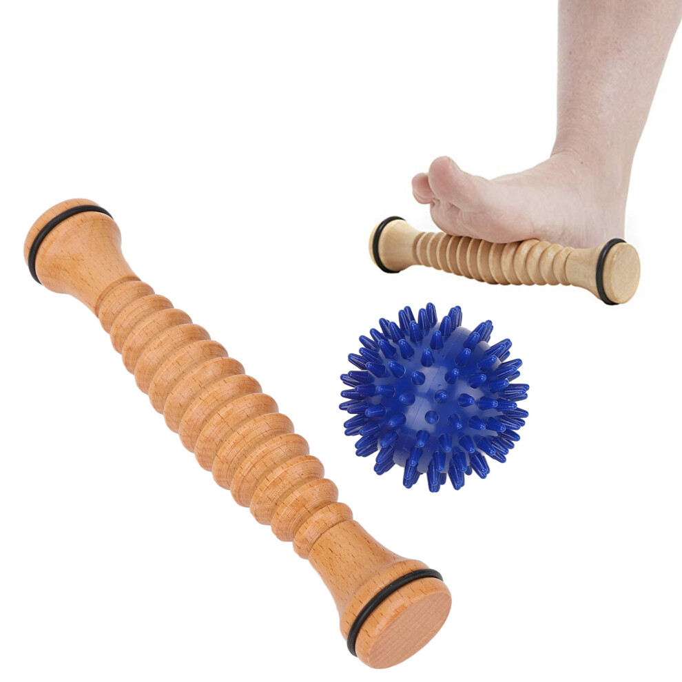 Foot Massage Roller Ball 21cm Muscle Relief Pain Reducing Red-image-OPC-PJMPJVQ-NEW