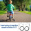 Adjustable Variable Speed Bike Training Wheels for Kids 16-22 inch Silver 6