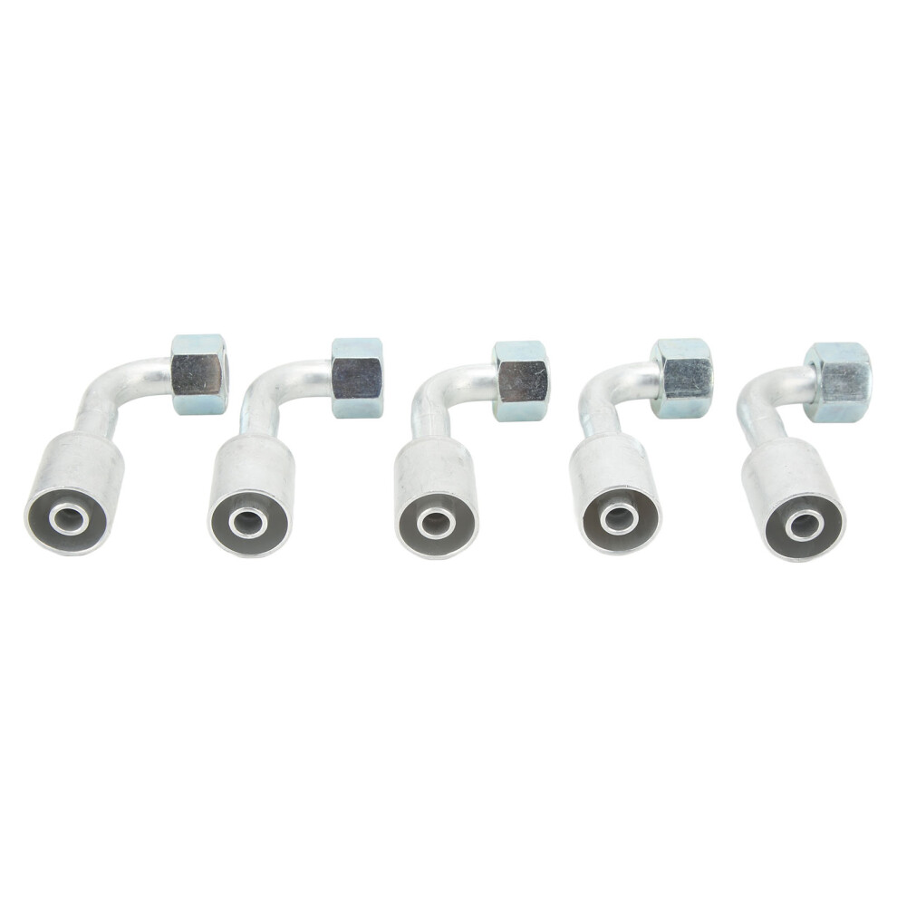 10 Pcs 5/8In 90 Degree Beadlock Ac Hose Fittings For Cars & Trucks 6951341507823