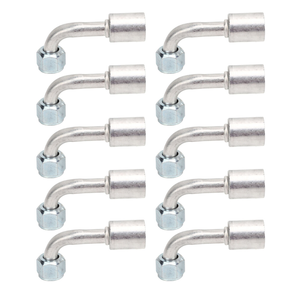 10Pc Aluminum 90 Car Air Conditioner Connector Fit For All Vehicles 8721341507813