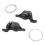 1 Pair Triple Speed Bicycle Gear Shift Derailleur 1