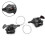 1 Pair Triple Speed Bicycle Gear Shift Derailleur 11