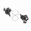 1 Pair Triple Speed Bicycle Gear Shift Derailleur 10
