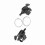 1 Pair Triple Speed Bicycle Gear Shift Derailleur 4