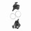1 Pair Triple Speed Bicycle Gear Shift Derailleur 5