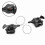1 Pair Triple Speed Bicycle Gear Shift Derailleur 12