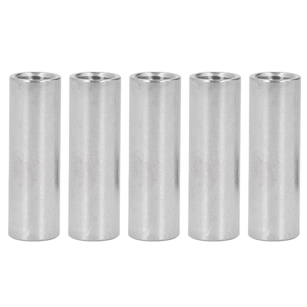5PCS M12 Cylindrical Coupling Nuts 304 Stainless