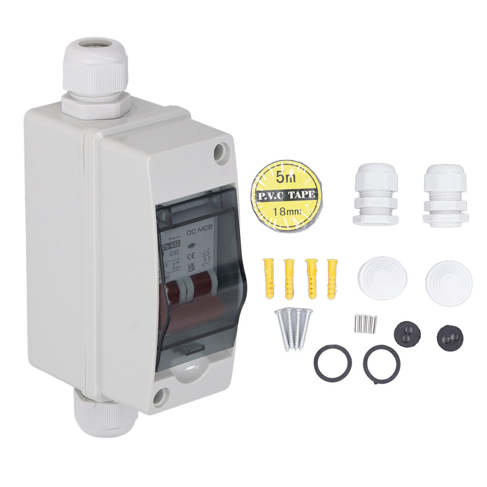 DC Miniature Circuit Breaker 2P IP65 Waterproof