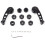 2pcs Alloy Window Handle Riser Winder Crank Fit 1