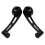 2pcs Alloy Window Handle Riser Winder Crank Fit 10