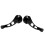 2pcs Alloy Window Handle Riser Winder Crank Fit 4