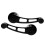 2pcs Alloy Window Handle Riser Winder Crank Fit 11