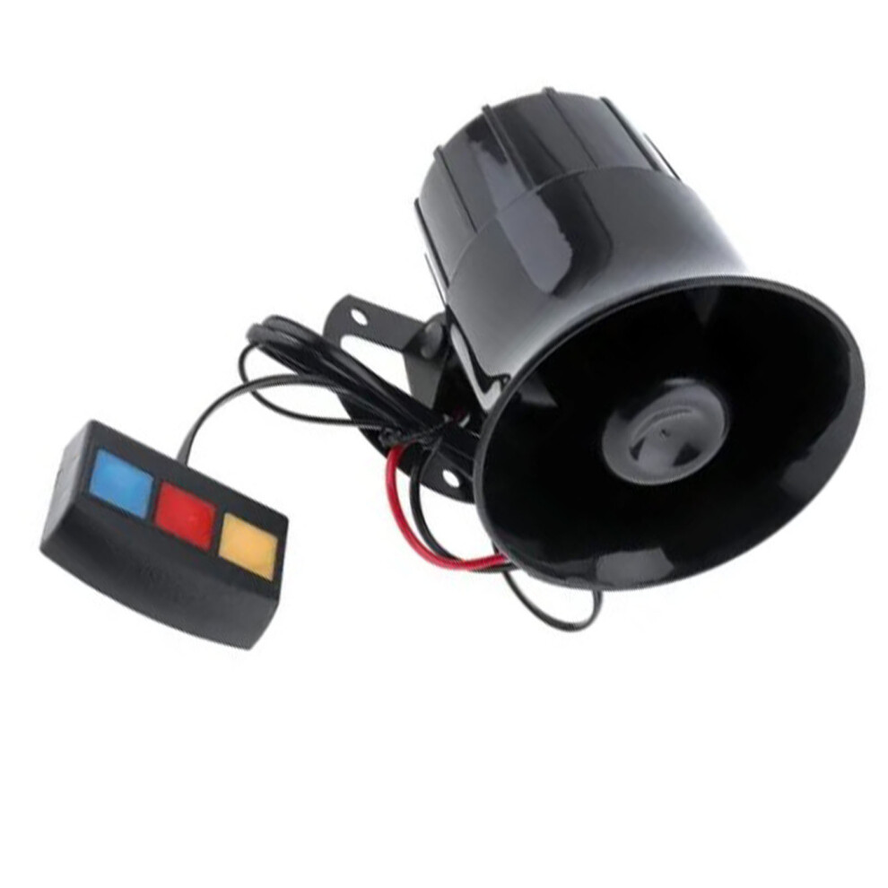 12V Waterproof Car Alarm Horn Abs 3-Tone Loud Motorcycle Sound 7901341514894